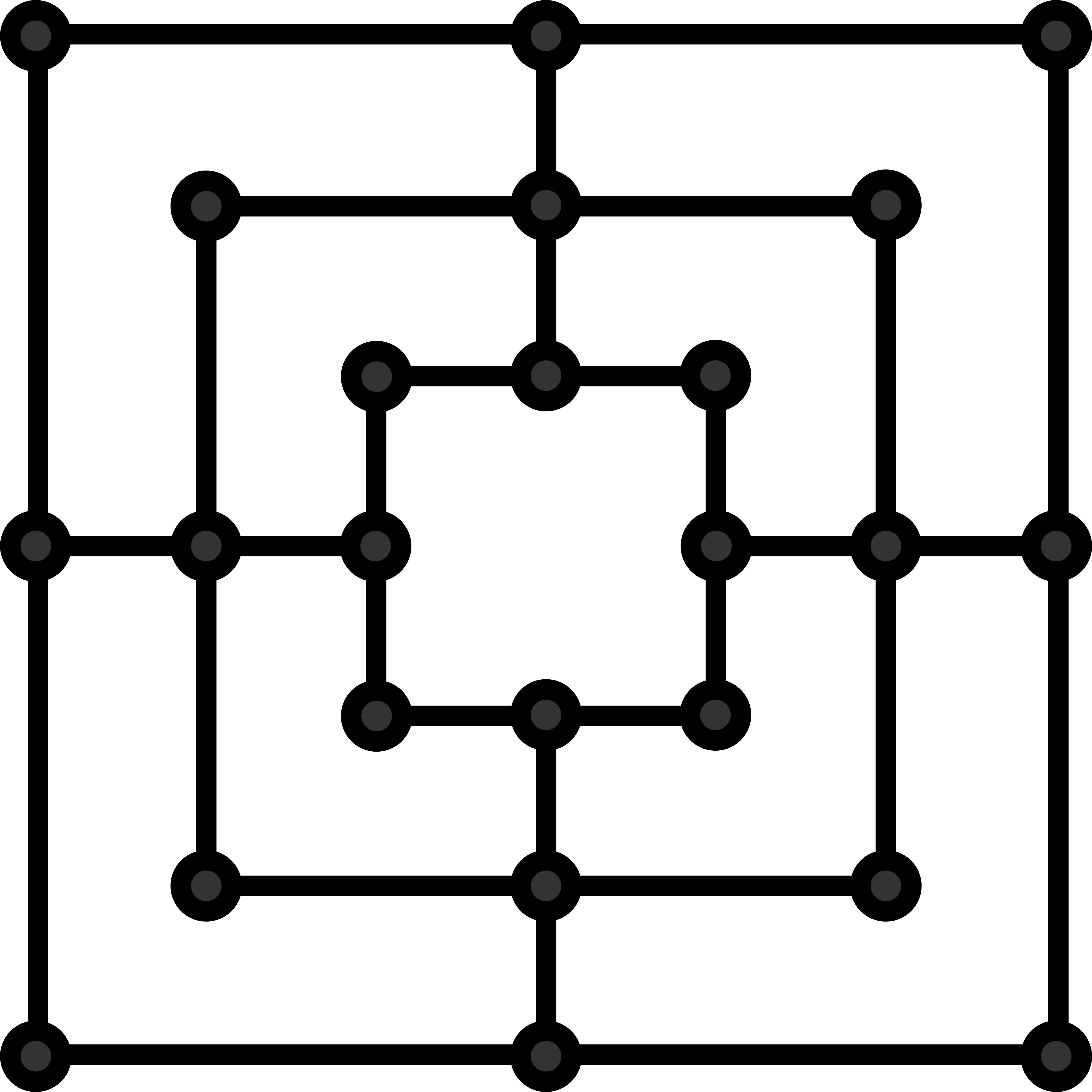 diagram of lots of circles with connecting lines