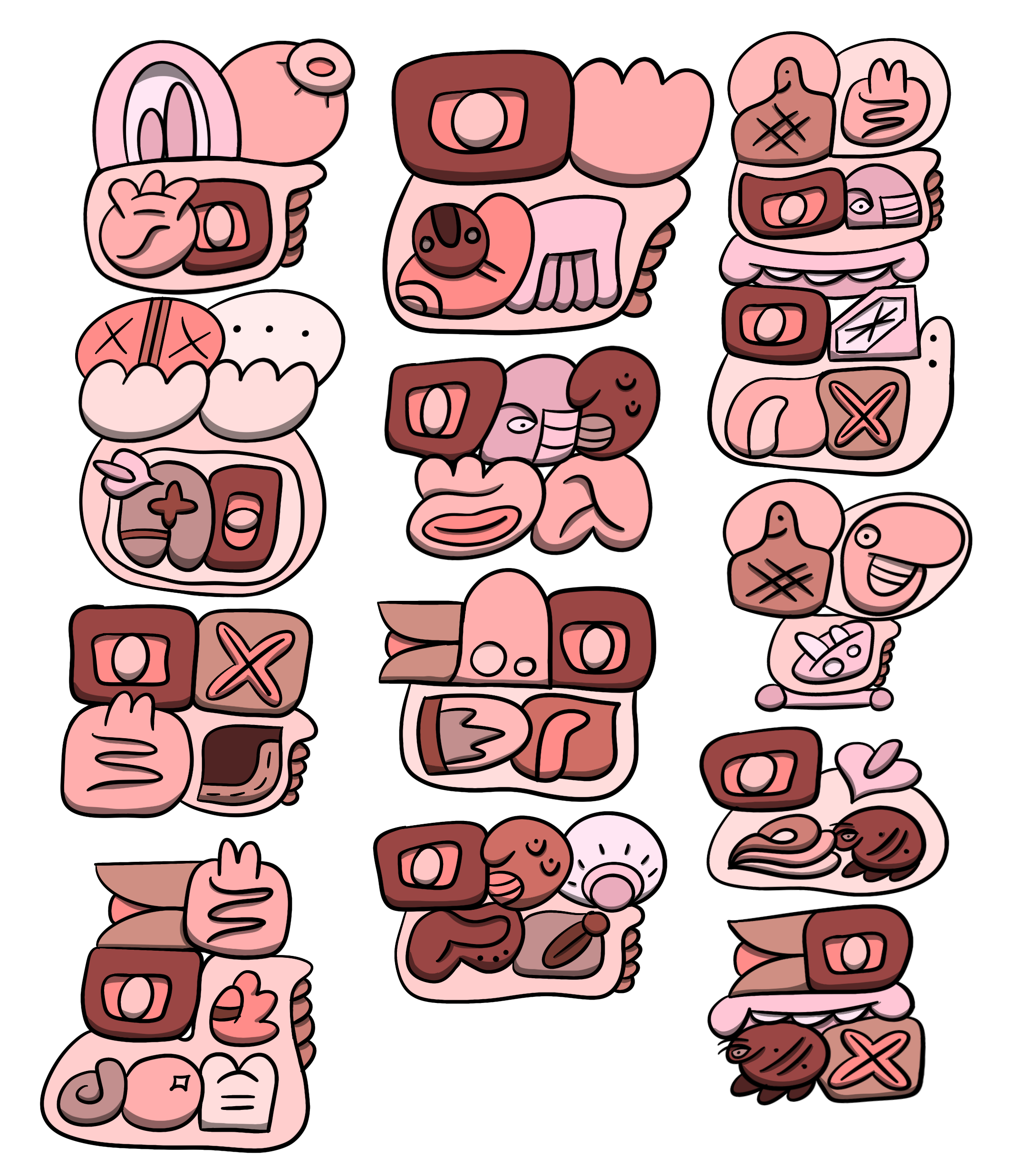 drawing of the below riddle